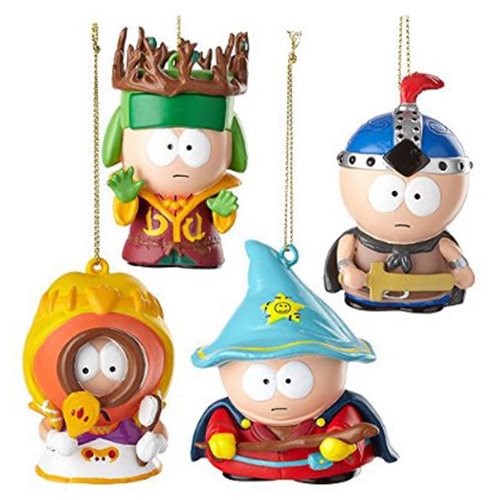 South Park Stick of Truth Blow Mold Figural Ornament Set